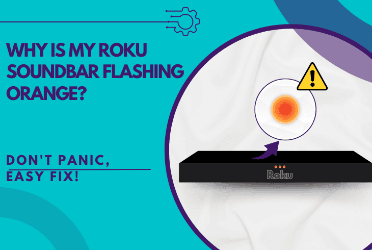 roku soundbar flashing orange