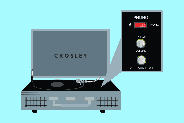 Why Crosley Record Player Won't Spin? (Quick Solutions) 2 set your player to “phono”