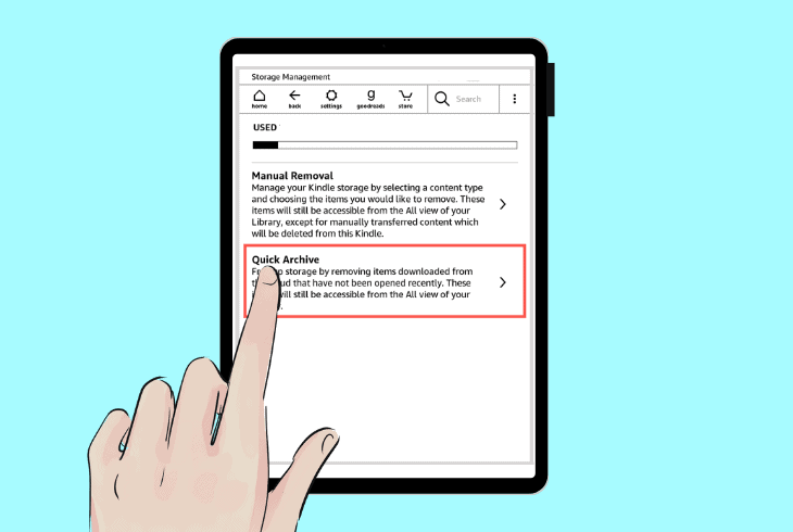 Why Is My Kindle Paperwhite So Slow? (Make If Fast!) 4 free up space with quick archive