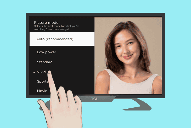 How to Fix TCL Roku TV Color Issues? (Best Ways) 3 vivid settings