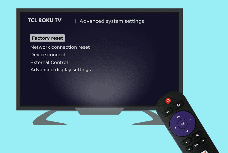How to Fix TCL Roku TV Color Issues? (Best Ways) 9 factory reset tcl roku tv