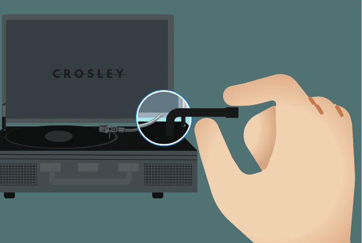 Crosley Record Player Sounds Distorted? (Here's How to Fix) 4 set the correct tracking force