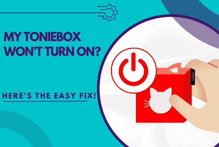 my toniebox won't turn on