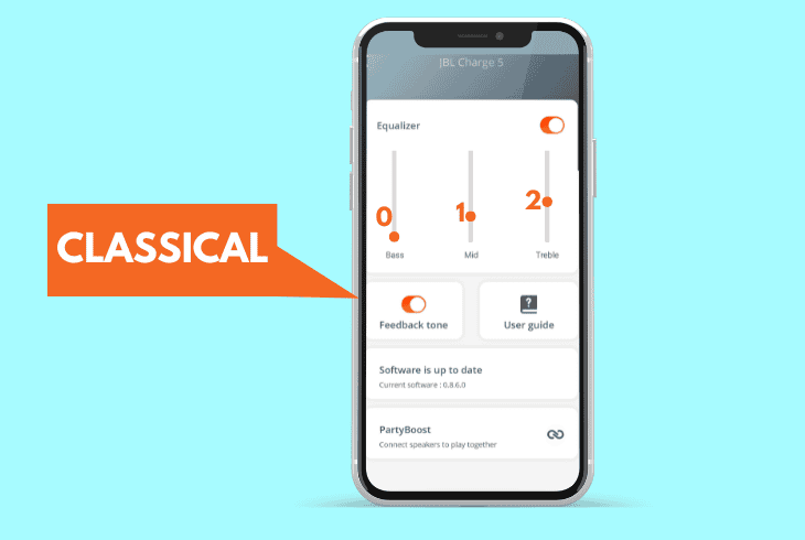 Best JBL Charge 5 Equalizer Settings - (100% Tested!) 5 classical