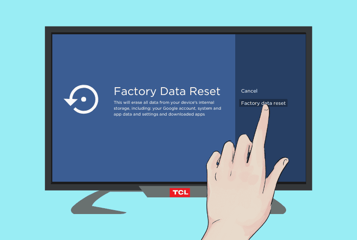 TCL TV Not Turning On Light Blinking? (Quick Fix Guide) 6 factory reset via settings