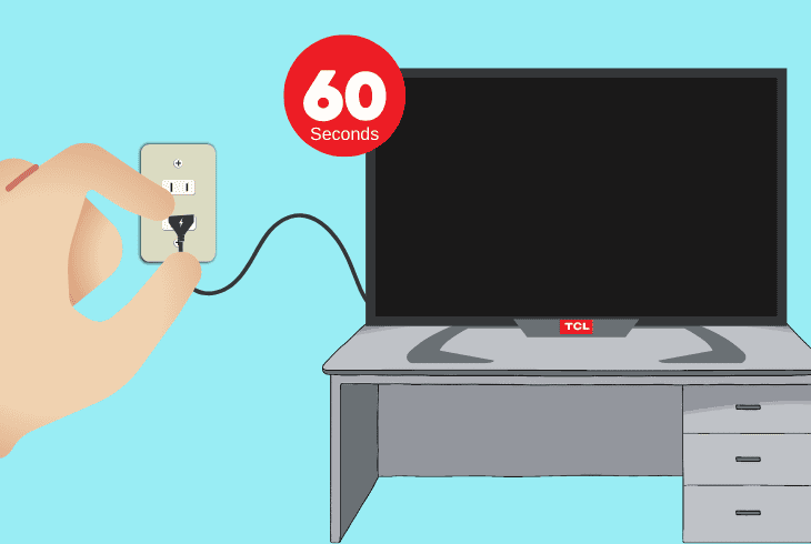 TCL TV Not Turning On Light Blinking? (Quick Fix Guide) 2 power cycle the tcl tv
