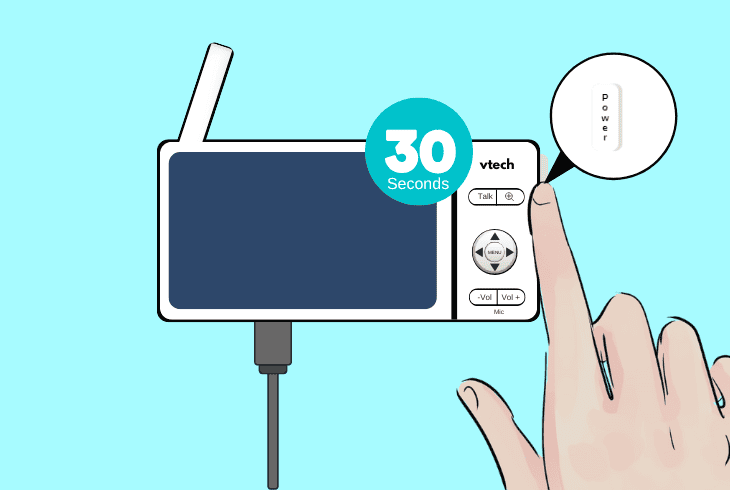 VTech Baby Monitor Temperature Wrong? (Quick Fix Guide) 3 power cycle the vtech baby monitor