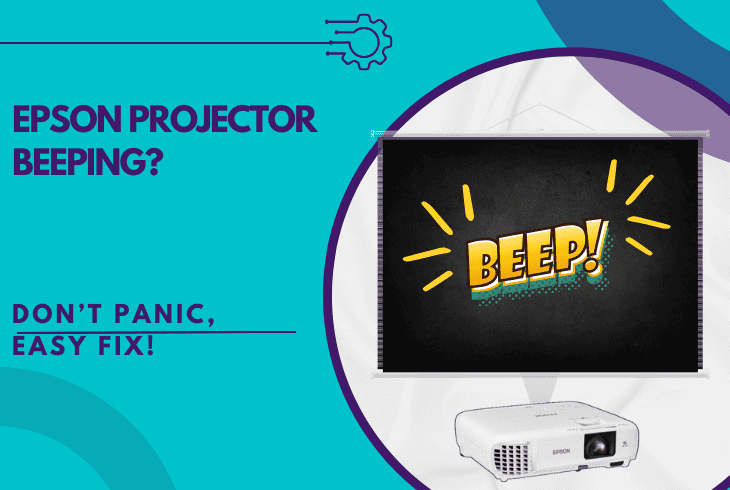 epson projector beeping