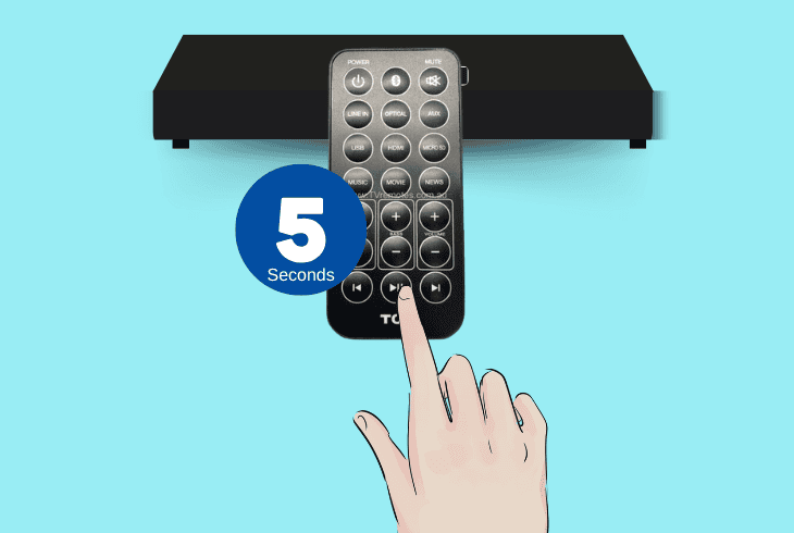 TCL Soundbar Not Connecting to TV? (Working Solutions) 9 restore the soundbar to factory settings