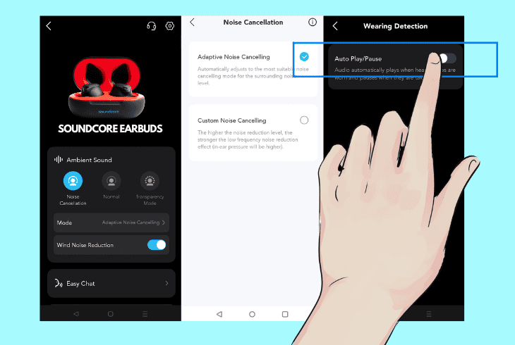 Your Soundcore Earbuds One Not Working? (Here's The Fix!) 4 deactivate the “wear detection” feature