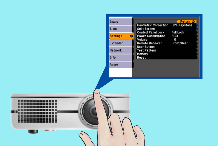 Epson Projector Blurry & Worried? (Try These Fixes!) 6 enable “geometric correction” feature