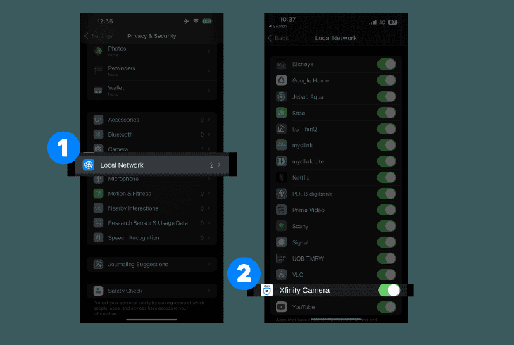 Why Is My Xfinity Camera Offline? (Let’s Fix It Fast) 5 allow the xfinity app on iphone
