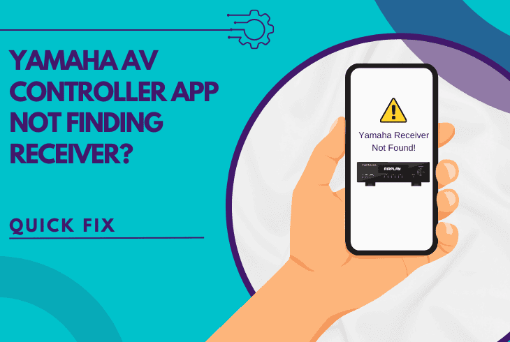 yamaha av controller app not finding receiver