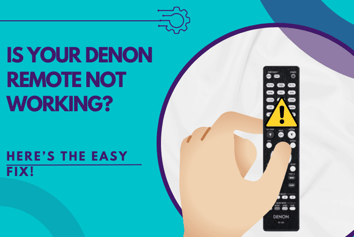 denon remote not working