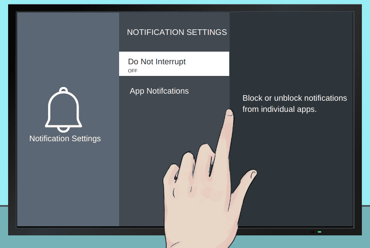 Is Your Toshiba Fire TV Turns On By Itself? (Let's Fix!) 3 disable your notification alerts
