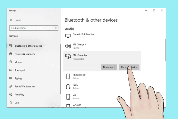 TCL Soundbar Bluetooth Not Working? (Fix in Minutes!) 6 re-add tcl soundbar on pc/laptop