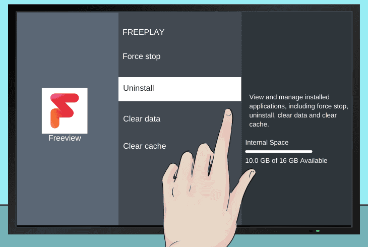 Is Your Toshiba Fire TV Turns On By Itself? (Let's Fix!) 5 how to uninstall freeview play