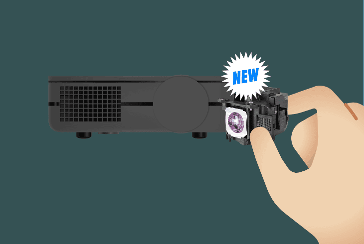 Epson Projector Beeping? (Don’t Panic, Easy Fix!) 6 mount the projector’s original bulb
