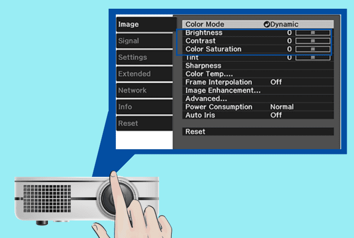 Epson Projector Blurry & Worried? (Try These Fixes!) 7 increase the projector’s sharpness