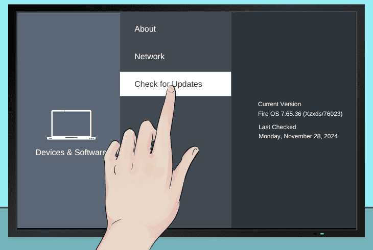 Toshiba Fire TV Sound Not Working? (Let’s Fix It Fast) 7 update the toshiba fire tv os version