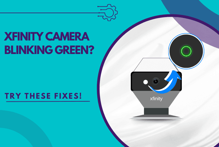 xfinity camera blinking green
