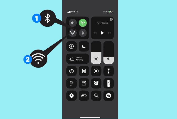 HomePod mini Not Connecting To iPhone? (Let’s Fix It Fast) 2 enable wi-fi & bluetooth on the iphone
