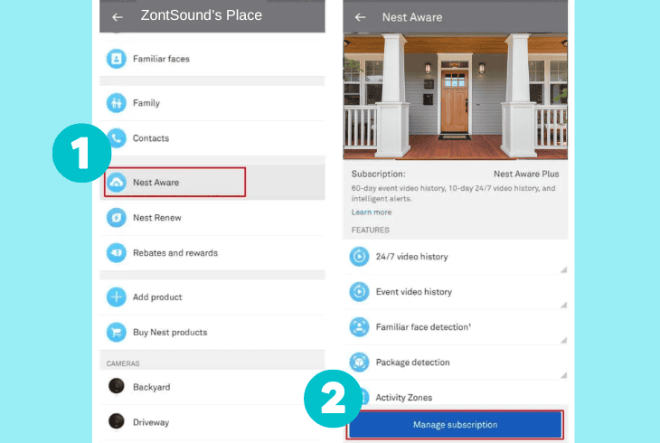 How to Transfer Nest Camera To Google Home? (Here’s How!) 5 manage the nest subscription status