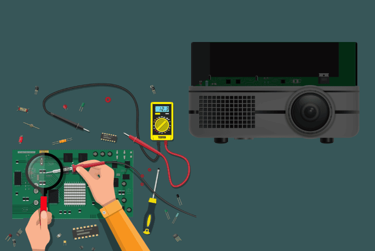 Is Your BenQ Projector Not Turning On? (Working Fixes!) 9 inspect benq projector internal components