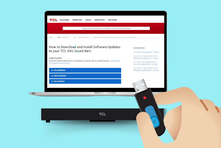 TCL Soundbar ARC Not Working? (Try These Fixes!) 6 update the tcl soundbar version