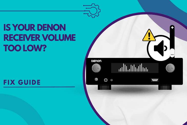 denon receiver volume too low