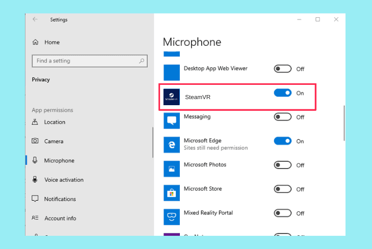 Is Your Valve Index Mic Not Working? (Let’s Fix It Fast) 9 configure privacy settings on windows