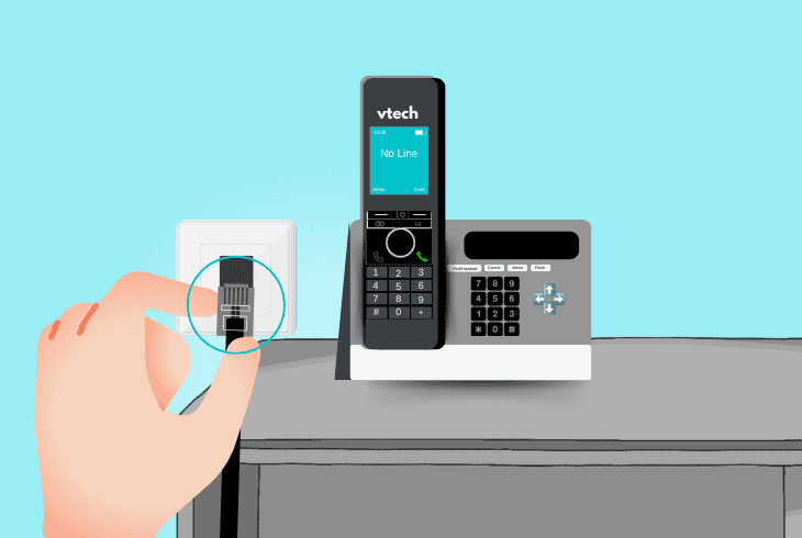 How to Fix VTech Phone NO LINE Issue? (Quick Fix!) 3 check if the telephone line is active