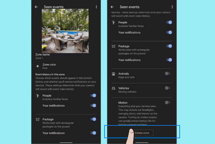 Nest Camera Not Detecting Person? (Let’s Fix It Fast) 7 remove activity zones altogether