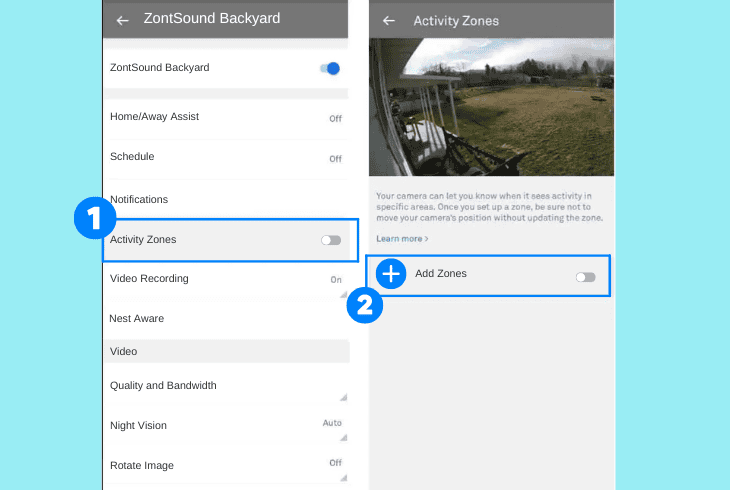 Nest Camera Not Detecting Person? (Let’s Fix It Fast) 2 adjust the camera activity zone
