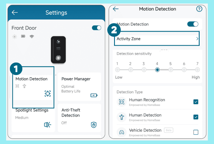 Eufy Doorbell Overheating? (Easy Solutions to Keep It Cool) 7 configure doorbell activity zone