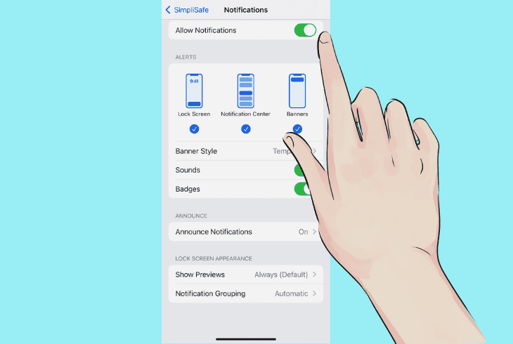 SimpliSafe Doorbell Notifications Not Working? (Let’s Fix) 9 how to allow simplisafe alerts on iphone