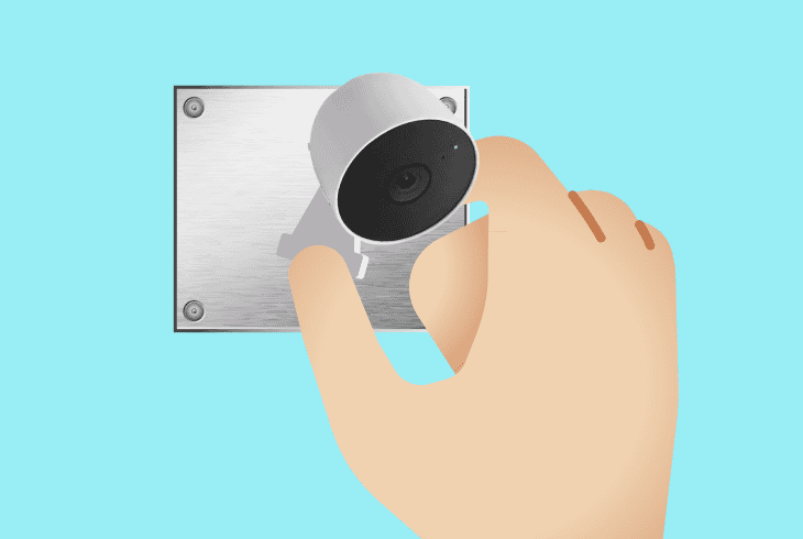 Google Nest Camera Mounting Options - (Best Options) 4 utilize the metal mounting place