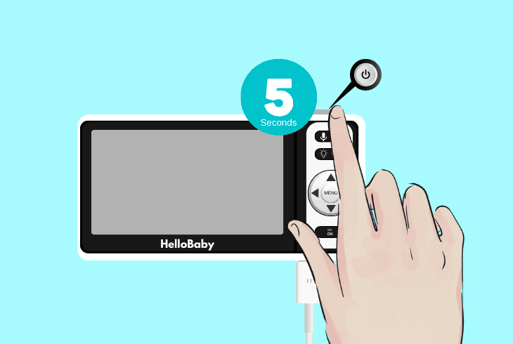 Hello Baby Monitor Night Vision Not Working? (Fix It Fast) 2 power the monitor off & on