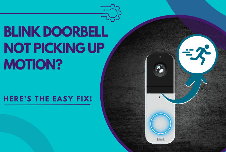 blink doorbell not picking up motion