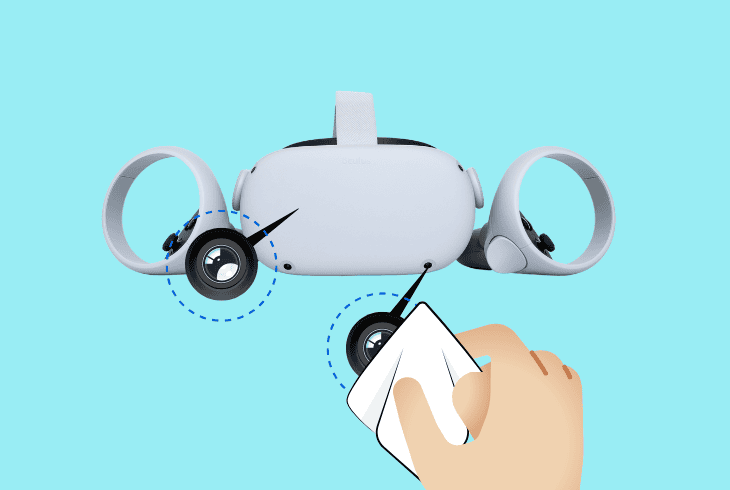 How to Fix PS VR2 Controller Tracking Issues? (Easy Fix!) 5 clean the built-in psvr 2 cameras