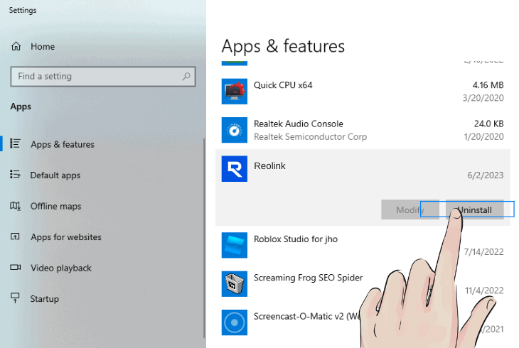 Reolink Cloud No Device Found Error? (Fix It in Minutes!) 11 reinstall the reolink client
