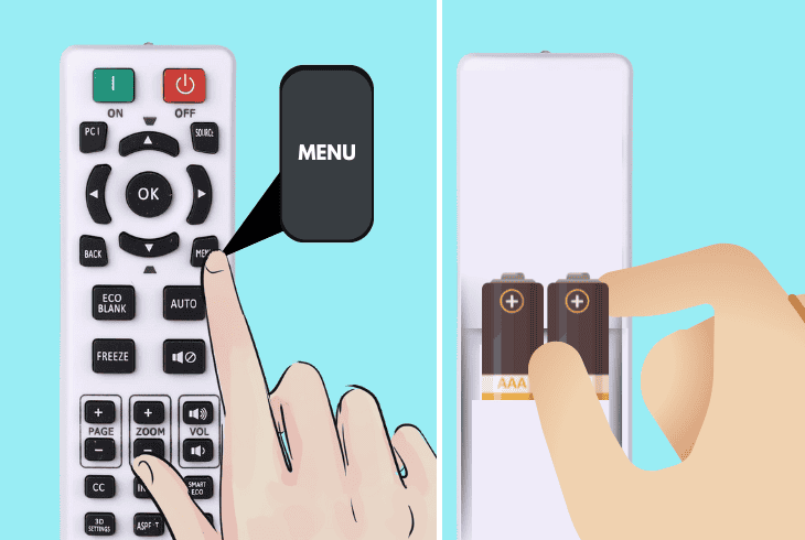 BenQ Projector Remote Not Working? (Let’s Fix It Fast) 11 factory reset a universal projector remote