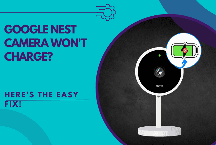 google nest camera won't charge