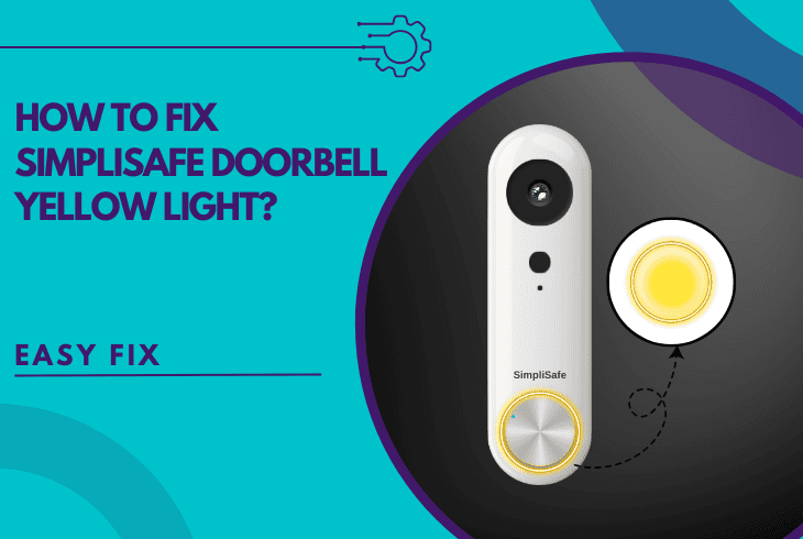 simplisafe doorbell yellow light