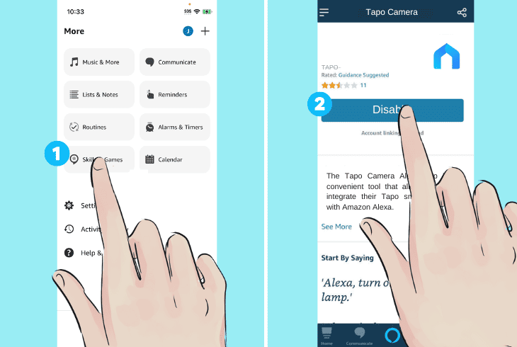 Tapo Camera Keeps Going Offline? (Simple Steps to Fix!) 8 disable camera alexa integration