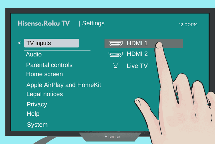 Hisense Roku TV Not Showing Picture? (Solve It Fast!) 4 select the roku tv default input