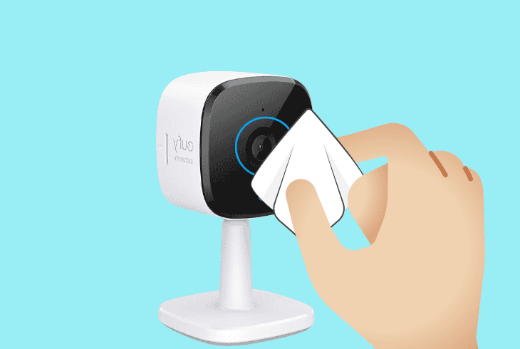 Eufy Baby Monitor Night Vision Not Working? (Solve it Fast!) 4 wipe down the lens