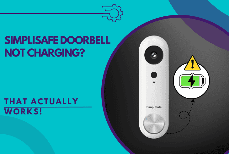 simplisafe doorbell not charging