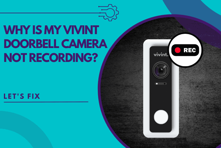 vivint doorbell camera not recording