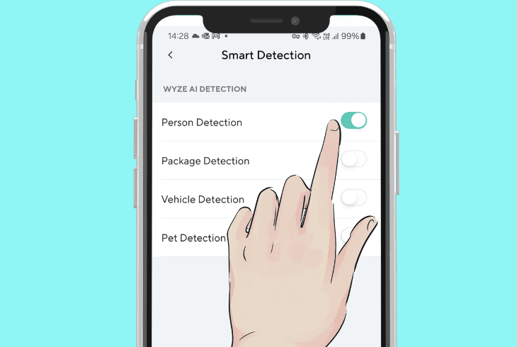Wyze Cam v3 Not Recording Events? Here’s How to Get It Record Again! 9 deactivate the “smart detection”